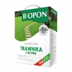 
                  BIOPON Nawóz do trawnika z mchem 5kg granulat 1121